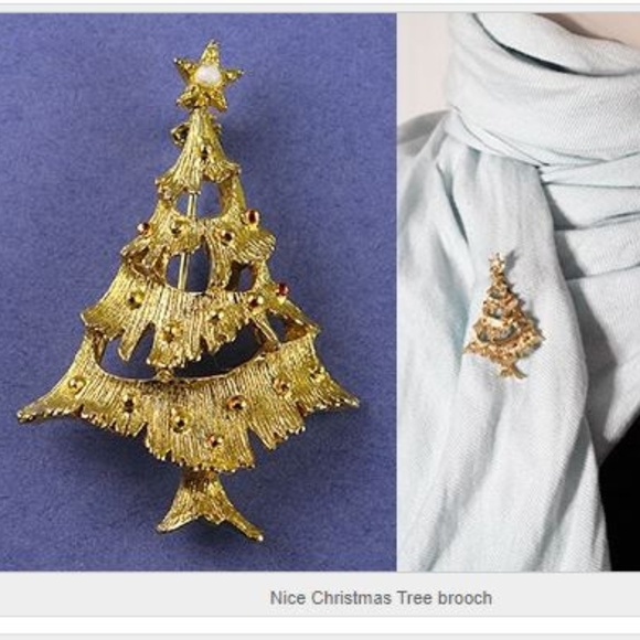 Rare Vintage Gerry’s Creations Christmas Tree Pin - Picture 6 of 6